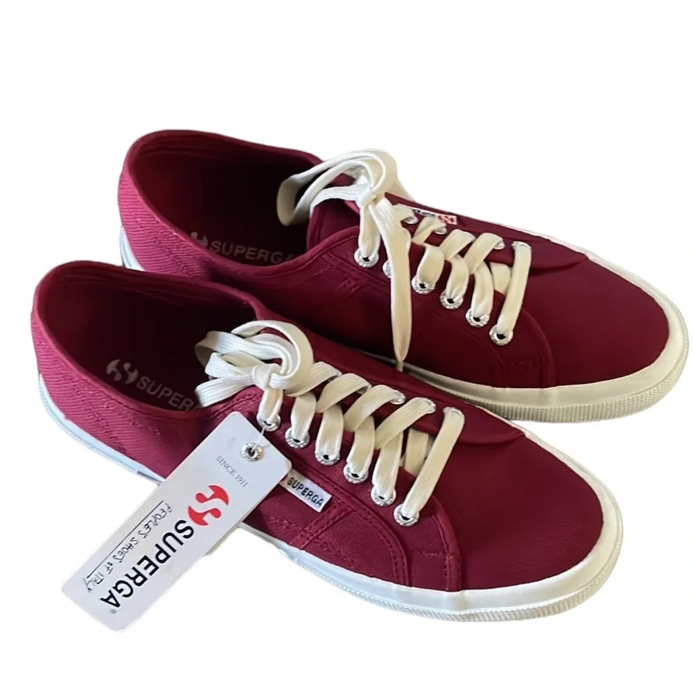 Superga NWT 2750 unisex Cotu classic scarlet sneakers